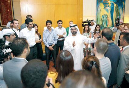 محمد بن راشد: الإبداع والنجاح يولدان من رحم الأزمات والشدائد